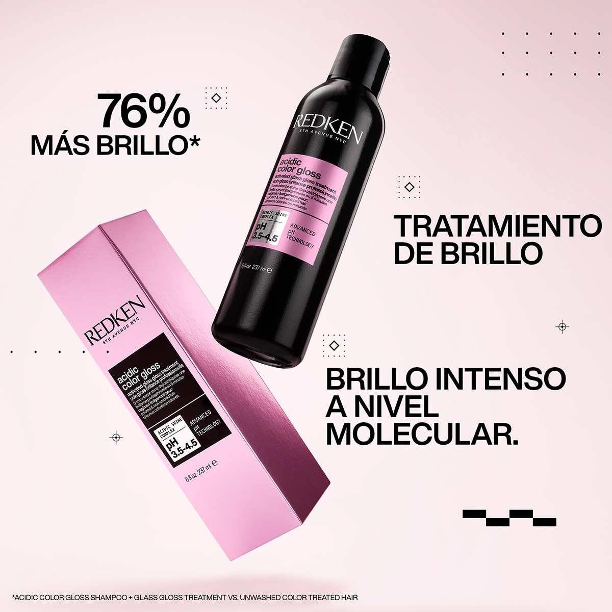 TRATAMIENTO ACIDIC COLOR GLOSS REDKEN (TRATAMIENTO PARA CUIDADO DEL COLOR)